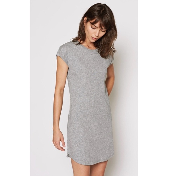 Joie Lamisa Cotton Dress in Grey- S,M,L - Picture 3 of 5